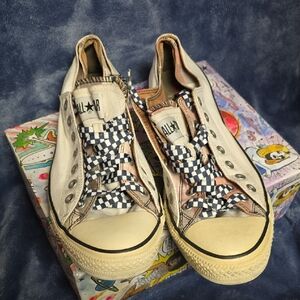 Converse Brown and White Sneakers